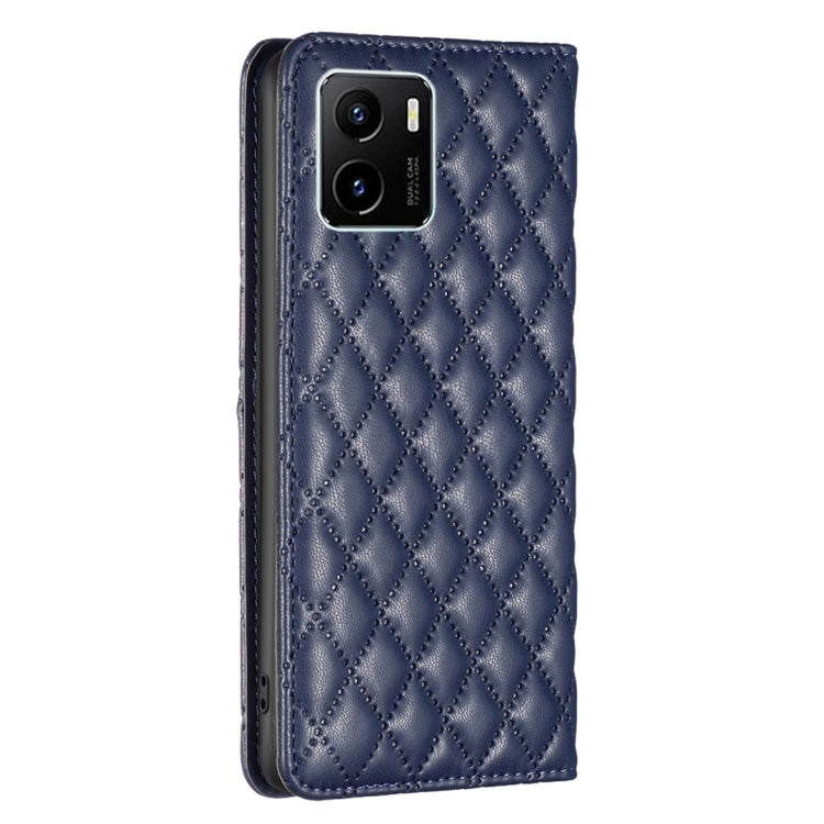 Diamond Lattice Magnetic Leather Flip Phone Case, For vivo Y15s, For vivo Y20, For vivo Y21s / Y21 / Y33s, For vivo Y35 4G / Y22s, For vivo Y51 2020 / Y51a / Y51s