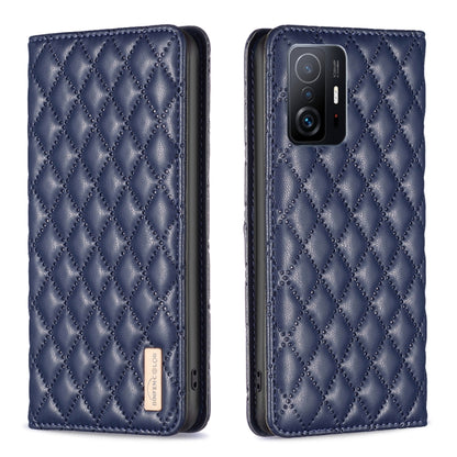 Diamond Lattice Magnetic Leather Flip Phone Case, For Xiaomi 11T / 11T Pro, For Xiaomi 12 Lite, For Xiaomi 12 Pro, For Xiaomi 12T / 12T Pro / Redmi K50 Ultra, For Xiaomi 12, For Xiaomi Poco M3, For Xiaomi Poco M3 Pro, For Xiaomi Poco X3 / X3 NFC