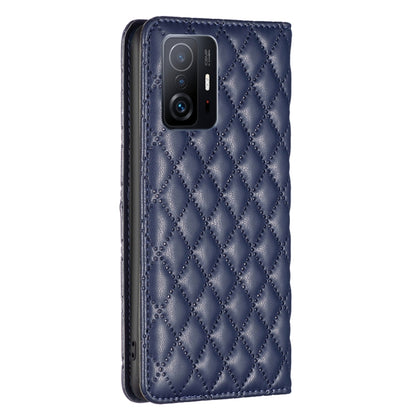 Diamond Lattice Magnetic Leather Flip Phone Case, For Xiaomi 11T / 11T Pro, For Xiaomi 12 Lite, For Xiaomi 12 Pro, For Xiaomi 12T / 12T Pro / Redmi K50 Ultra, For Xiaomi 12, For Xiaomi Poco M3, For Xiaomi Poco M3 Pro, For Xiaomi Poco X3 / X3 NFC