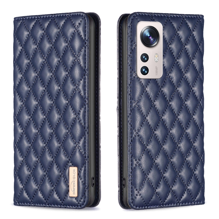 Diamond Lattice Magnetic Leather Flip Phone Case, For Xiaomi 11T / 11T Pro, For Xiaomi 12 Lite, For Xiaomi 12 Pro, For Xiaomi 12T / 12T Pro / Redmi K50 Ultra, For Xiaomi 12, For Xiaomi Poco M3, For Xiaomi Poco M3 Pro, For Xiaomi Poco X3 / X3 NFC