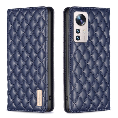 Diamond Lattice Magnetic Leather Flip Phone Case, For Xiaomi 11T / 11T Pro, For Xiaomi 12 Lite, For Xiaomi 12 Pro, For Xiaomi 12T / 12T Pro / Redmi K50 Ultra, For Xiaomi 12, For Xiaomi Poco M3, For Xiaomi Poco M3 Pro, For Xiaomi Poco X3 / X3 NFC