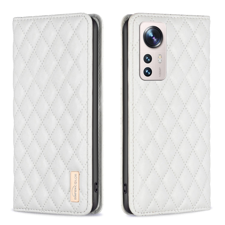 Diamond Lattice Magnetic Leather Flip Phone Case, For Xiaomi 11T / 11T Pro, For Xiaomi 12 Lite, For Xiaomi 12 Pro, For Xiaomi 12T / 12T Pro / Redmi K50 Ultra, For Xiaomi 12, For Xiaomi Poco M3, For Xiaomi Poco M3 Pro, For Xiaomi Poco X3 / X3 NFC