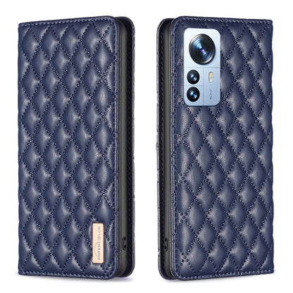 Diamond Lattice Magnetic Leather Flip Phone Case, For Xiaomi 11T / 11T Pro, For Xiaomi 12 Lite, For Xiaomi 12 Pro, For Xiaomi 12T / 12T Pro / Redmi K50 Ultra, For Xiaomi 12, For Xiaomi Poco M3, For Xiaomi Poco M3 Pro, For Xiaomi Poco X3 / X3 NFC