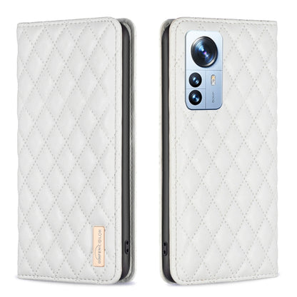Diamond Lattice Magnetic Leather Flip Phone Case, For Xiaomi 11T / 11T Pro, For Xiaomi 12 Lite, For Xiaomi 12 Pro, For Xiaomi 12T / 12T Pro / Redmi K50 Ultra, For Xiaomi 12, For Xiaomi Poco M3, For Xiaomi Poco M3 Pro, For Xiaomi Poco X3 / X3 NFC