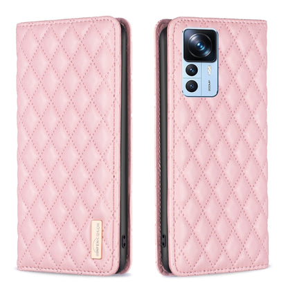 Diamond Lattice Magnetic Leather Flip Phone Case, For Xiaomi 11T / 11T Pro, For Xiaomi 12 Lite, For Xiaomi 12 Pro, For Xiaomi 12T / 12T Pro / Redmi K50 Ultra, For Xiaomi 12, For Xiaomi Poco M3, For Xiaomi Poco M3 Pro, For Xiaomi Poco X3 / X3 NFC