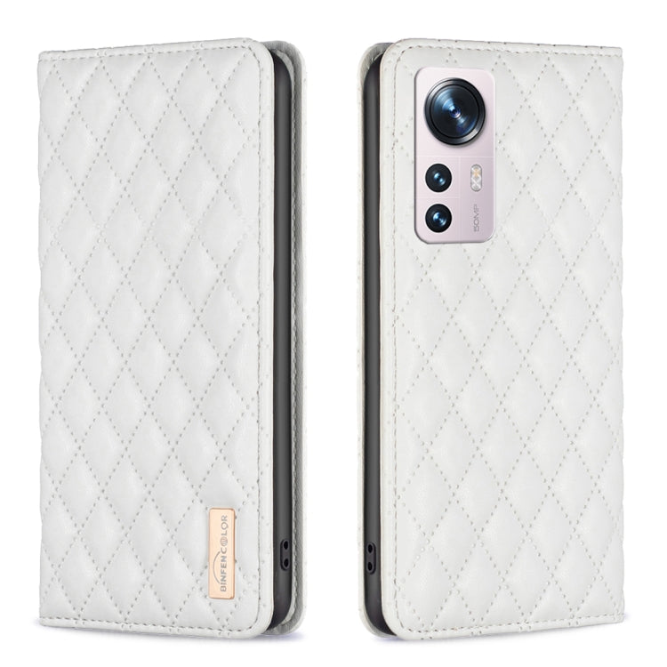 Diamond Lattice Magnetic Leather Flip Phone Case, For Xiaomi 11T / 11T Pro, For Xiaomi 12 Lite, For Xiaomi 12 Pro, For Xiaomi 12T / 12T Pro / Redmi K50 Ultra, For Xiaomi 12, For Xiaomi Poco M3, For Xiaomi Poco M3 Pro, For Xiaomi Poco X3 / X3 NFC