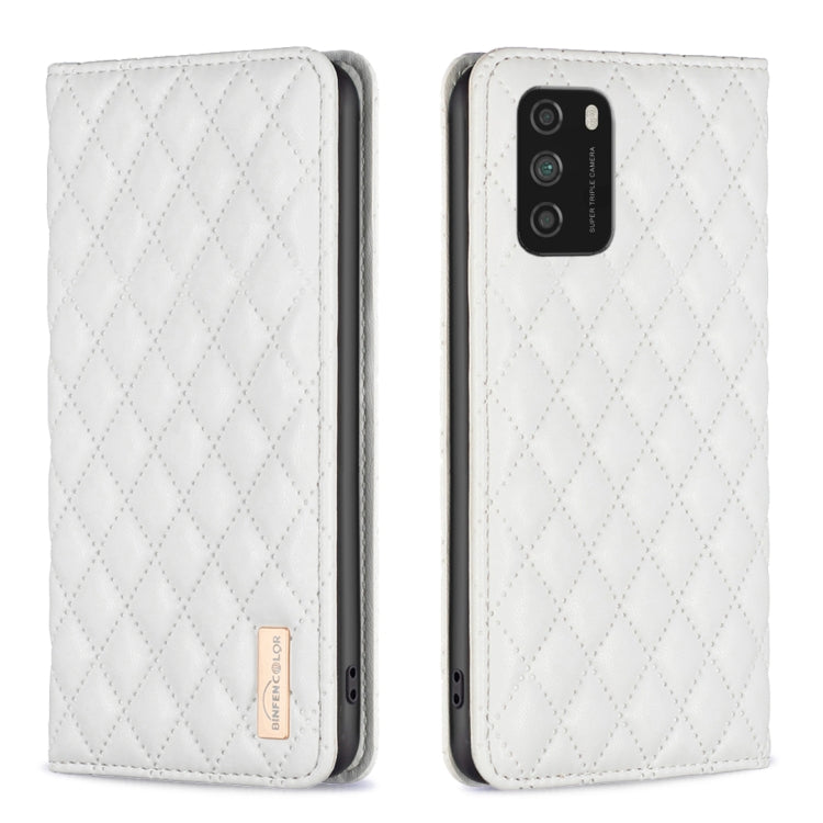 Diamond Lattice Magnetic Leather Flip Phone Case, For Xiaomi 11T / 11T Pro, For Xiaomi 12 Lite, For Xiaomi 12 Pro, For Xiaomi 12T / 12T Pro / Redmi K50 Ultra, For Xiaomi 12, For Xiaomi Poco M3, For Xiaomi Poco M3 Pro, For Xiaomi Poco X3 / X3 NFC