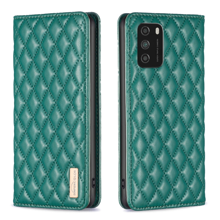 Diamond Lattice Magnetic Leather Flip Phone Case, For Xiaomi 11T / 11T Pro, For Xiaomi 12 Lite, For Xiaomi 12 Pro, For Xiaomi 12T / 12T Pro / Redmi K50 Ultra, For Xiaomi 12, For Xiaomi Poco M3, For Xiaomi Poco M3 Pro, For Xiaomi Poco X3 / X3 NFC