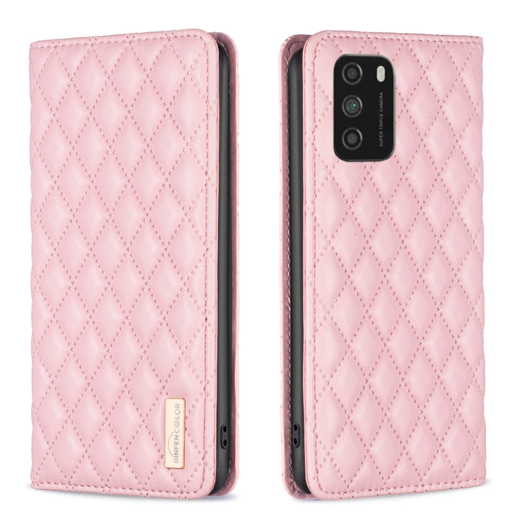 Diamond Lattice Magnetic Leather Flip Phone Case, For Xiaomi 11T / 11T Pro, For Xiaomi 12 Lite, For Xiaomi 12 Pro, For Xiaomi 12T / 12T Pro / Redmi K50 Ultra, For Xiaomi 12, For Xiaomi Poco M3, For Xiaomi Poco M3 Pro, For Xiaomi Poco X3 / X3 NFC