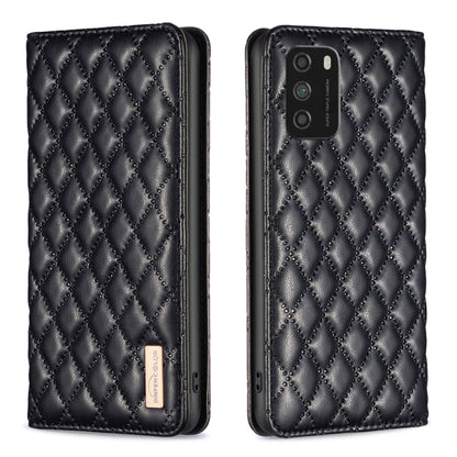 Diamond Lattice Magnetic Leather Flip Phone Case, For Xiaomi 11T / 11T Pro, For Xiaomi 12 Lite, For Xiaomi 12 Pro, For Xiaomi 12T / 12T Pro / Redmi K50 Ultra, For Xiaomi 12, For Xiaomi Poco M3, For Xiaomi Poco M3 Pro, For Xiaomi Poco X3 / X3 NFC