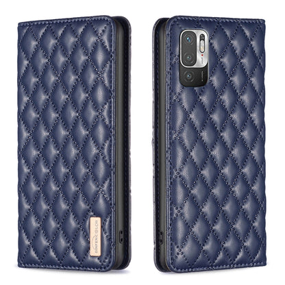 Diamond Lattice Magnetic Leather Flip Phone Case, For Xiaomi 11T / 11T Pro, For Xiaomi 12 Lite, For Xiaomi 12 Pro, For Xiaomi 12T / 12T Pro / Redmi K50 Ultra, For Xiaomi 12, For Xiaomi Poco M3, For Xiaomi Poco M3 Pro, For Xiaomi Poco X3 / X3 NFC