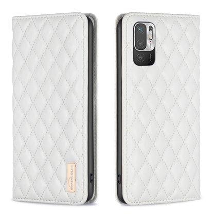 Diamond Lattice Magnetic Leather Flip Phone Case, For Xiaomi 11T / 11T Pro, For Xiaomi 12 Lite, For Xiaomi 12 Pro, For Xiaomi 12T / 12T Pro / Redmi K50 Ultra, For Xiaomi 12, For Xiaomi Poco M3, For Xiaomi Poco M3 Pro, For Xiaomi Poco X3 / X3 NFC