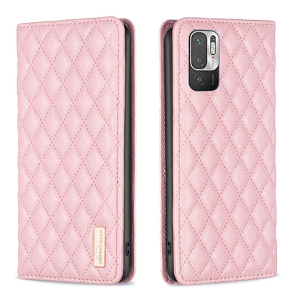 Diamond Lattice Magnetic Leather Flip Phone Case, For Xiaomi 11T / 11T Pro, For Xiaomi 12 Lite, For Xiaomi 12 Pro, For Xiaomi 12T / 12T Pro / Redmi K50 Ultra, For Xiaomi 12, For Xiaomi Poco M3, For Xiaomi Poco M3 Pro, For Xiaomi Poco X3 / X3 NFC