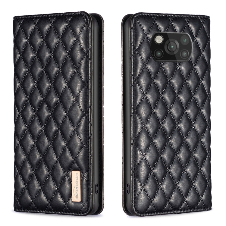 Diamond Lattice Magnetic Leather Flip Phone Case, For Xiaomi 11T / 11T Pro, For Xiaomi 12 Lite, For Xiaomi 12 Pro, For Xiaomi 12T / 12T Pro / Redmi K50 Ultra, For Xiaomi 12, For Xiaomi Poco M3, For Xiaomi Poco M3 Pro, For Xiaomi Poco X3 / X3 NFC