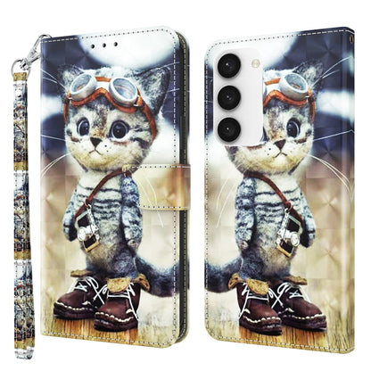 3D Painted Leather Phone Case, For Samsung Galaxy S23 5G, For Samsung Galaxy S23+ 5G, For Samsung Galaxy S23 Ultra, For Samsung Galaxy A14 5G, For Samsung Galaxy A23e, For Samsung Galaxy A04, For Samsung Galaxy A04s, For Xiaomi Redmi A1 2022           ...