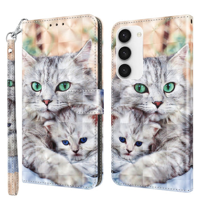 3D Painted Leather Phone Case, For Samsung Galaxy S23 5G, For Samsung Galaxy S23+ 5G, For Samsung Galaxy S23 Ultra, For Samsung Galaxy A14 5G, For Samsung Galaxy A23e, For Samsung Galaxy A04, For Samsung Galaxy A04s, For Xiaomi Redmi A1 2022           ...