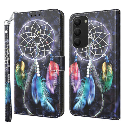 3D Painted Leather Phone Case, For Samsung Galaxy S23 5G, For Samsung Galaxy S23+ 5G, For Samsung Galaxy S23 Ultra, For Samsung Galaxy A14 5G, For Samsung Galaxy A23e, For Samsung Galaxy A04, For Samsung Galaxy A04s, For Xiaomi Redmi A1 2022           ...