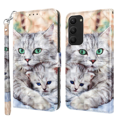 3D Painted Leather Phone Case, For Samsung Galaxy S23 5G, For Samsung Galaxy S23+ 5G, For Samsung Galaxy S23 Ultra, For Samsung Galaxy A14 5G, For Samsung Galaxy A23e, For Samsung Galaxy A04, For Samsung Galaxy A04s, For Xiaomi Redmi A1 2022           ...