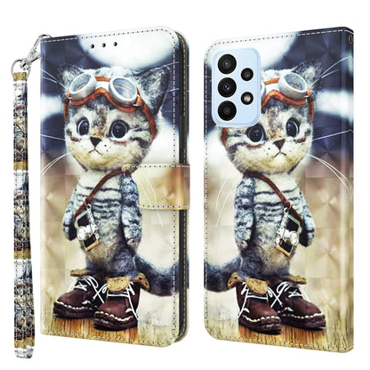 3D Painted Leather Phone Case, For Samsung Galaxy S23 5G, For Samsung Galaxy S23+ 5G, For Samsung Galaxy S23 Ultra, For Samsung Galaxy A14 5G, For Samsung Galaxy A23e, For Samsung Galaxy A04, For Samsung Galaxy A04s, For Xiaomi Redmi A1 2022           ...