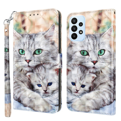 3D Painted Leather Phone Case, For Samsung Galaxy S23 5G, For Samsung Galaxy S23+ 5G, For Samsung Galaxy S23 Ultra, For Samsung Galaxy A14 5G, For Samsung Galaxy A23e, For Samsung Galaxy A04, For Samsung Galaxy A04s, For Xiaomi Redmi A1 2022           ...