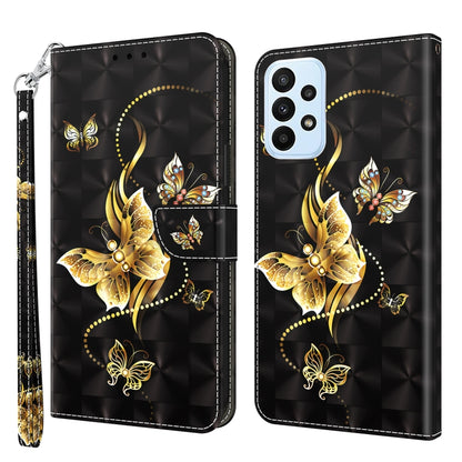3D Painted Leather Phone Case, For Samsung Galaxy S23 5G, For Samsung Galaxy S23+ 5G, For Samsung Galaxy S23 Ultra, For Samsung Galaxy A14 5G, For Samsung Galaxy A23e, For Samsung Galaxy A04, For Samsung Galaxy A04s, For Xiaomi Redmi A1 2022           ...