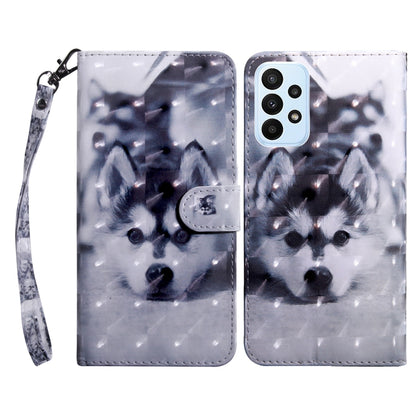 3D Painted Leather Phone Case, For Samsung Galaxy S23 5G, For Samsung Galaxy S23+ 5G, For Samsung Galaxy S23 Ultra, For Samsung Galaxy A14 5G, For Samsung Galaxy A23e, For Samsung Galaxy A04, For Samsung Galaxy A04s, For Xiaomi Redmi A1 2022           ...