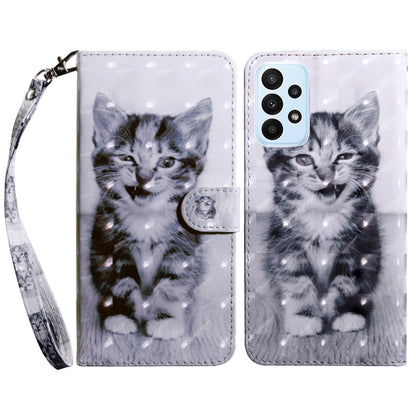 3D Painted Leather Phone Case, For Samsung Galaxy S23 5G, For Samsung Galaxy S23+ 5G, For Samsung Galaxy S23 Ultra, For Samsung Galaxy A14 5G, For Samsung Galaxy A23e, For Samsung Galaxy A04, For Samsung Galaxy A04s, For Xiaomi Redmi A1 2022           ...
