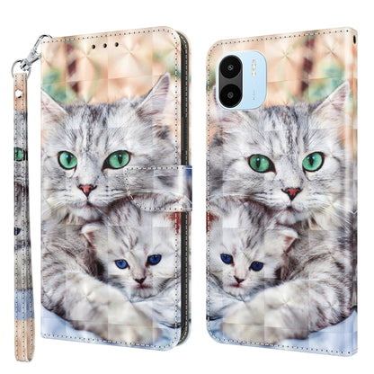 3D Painted Leather Phone Case, For Samsung Galaxy S23 5G, For Samsung Galaxy S23+ 5G, For Samsung Galaxy S23 Ultra, For Samsung Galaxy A14 5G, For Samsung Galaxy A23e, For Samsung Galaxy A04, For Samsung Galaxy A04s, For Xiaomi Redmi A1 2022           ...