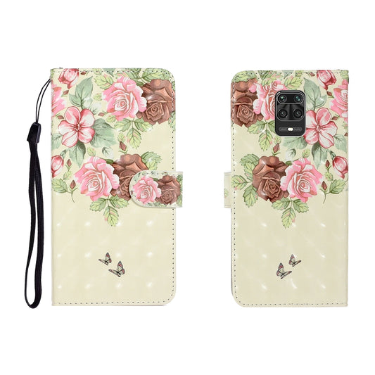 Flip leather phone case with wallet, floral roses and butterflies, card slot, strap.