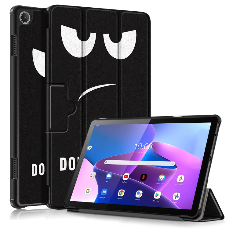 Magnetic folding tablet case with dark abstract pattern and front stand for 10.1-inch tablet
