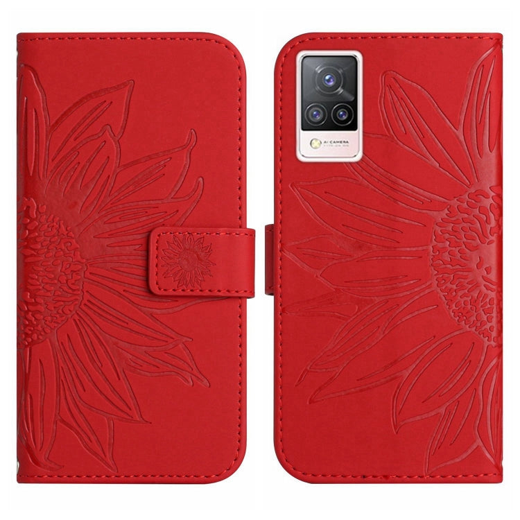 Skin Feel Sun Flower Pattern Flip Leather Phone Case with Lanyard, For vivo S9, For vivo S9E, For vivo S10/S10 Pro, For vivo S7 5G/V20 Pro/S7t 5G, For vivo V20 SE/Y70, For vivo V21 4G/V21 5G, For vivo V23 5G                                             ...
