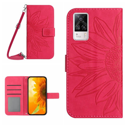 Skin Feel Sun Flower Pattern Flip Leather Phone Case with Lanyard, For vivo S9, For vivo S9E, For vivo S10/S10 Pro, For vivo S7 5G/V20 Pro/S7t 5G, For vivo V20 SE/Y70, For vivo V21 4G/V21 5G, For vivo V23 5G                                             ...