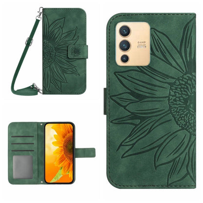 Skin Feel Sun Flower Pattern Flip Leather Phone Case with Lanyard, For vivo S9, For vivo S9E, For vivo S10/S10 Pro, For vivo S7 5G/V20 Pro/S7t 5G, For vivo V20 SE/Y70, For vivo V21 4G/V21 5G, For vivo V23 5G                                             ...