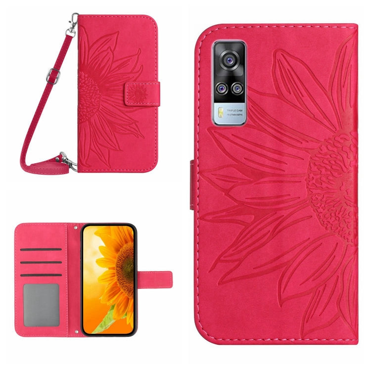 Skin Feel Sun Flower Pattern Flip Leather Phone Case with Lanyard, For vivo S9, For vivo S9E, For vivo S10/S10 Pro, For vivo S7 5G/V20 Pro/S7t 5G, For vivo V20 SE/Y70, For vivo V21 4G/V21 5G, For vivo V23 5G                                             ...