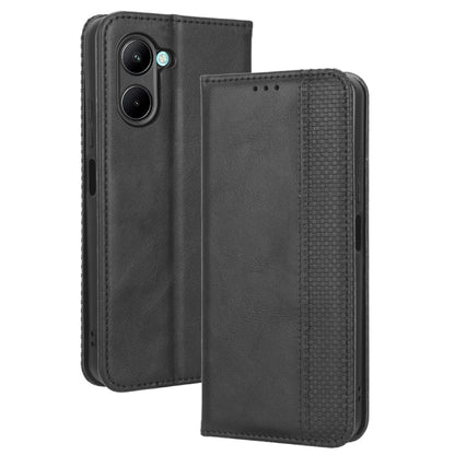 Magnetic Buckle Retro Texture Leather Phone Case, For Realme C33 4G, For T-Mobile Revvl 6 5G, For T-Mobile REVVL 6 Pro 5G, For vivo V25 5G /  X80 Lite, For vivo V25 Pro / S15 Pro, For vivo Y35 4G / Y22s 4G / Y22 4G 2022, For Wiko Power U20 / U10       ...