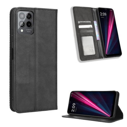 Magnetic Buckle Retro Texture Leather Phone Case, For Realme C33 4G, For T-Mobile Revvl 6 5G, For T-Mobile REVVL 6 Pro 5G, For vivo V25 5G /  X80 Lite, For vivo V25 Pro / S15 Pro, For vivo Y35 4G / Y22s 4G / Y22 4G 2022, For Wiko Power U20 / U10       ...