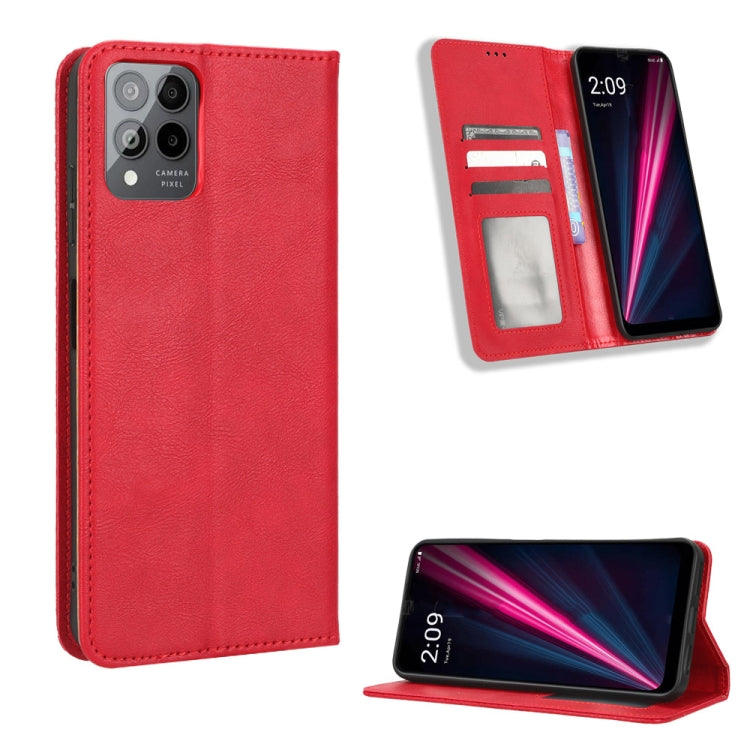 Magnetic Buckle Retro Texture Leather Phone Case, For Realme C33 4G, For T-Mobile Revvl 6 5G, For T-Mobile REVVL 6 Pro 5G, For vivo V25 5G /  X80 Lite, For vivo V25 Pro / S15 Pro, For vivo Y35 4G / Y22s 4G / Y22 4G 2022, For Wiko Power U20 / U10       ...