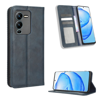 Magnetic Buckle Retro Texture Leather Phone Case, For Realme C33 4G, For T-Mobile Revvl 6 5G, For T-Mobile REVVL 6 Pro 5G, For vivo V25 5G /  X80 Lite, For vivo V25 Pro / S15 Pro, For vivo Y35 4G / Y22s 4G / Y22 4G 2022, For Wiko Power U20 / U10       ...