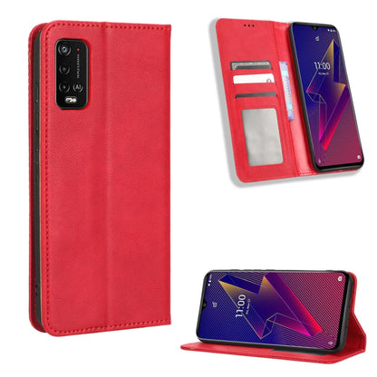 Magnetic Buckle Retro Texture Leather Phone Case, For Realme C33 4G, For T-Mobile Revvl 6 5G, For T-Mobile REVVL 6 Pro 5G, For vivo V25 5G /  X80 Lite, For vivo V25 Pro / S15 Pro, For vivo Y35 4G / Y22s 4G / Y22 4G 2022, For Wiko Power U20 / U10       ...
