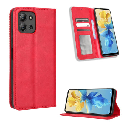 Magnetic Buckle Retro Texture Leather Phone Case, For Realme C33 4G, For T-Mobile Revvl 6 5G, For T-Mobile REVVL 6 Pro 5G, For vivo V25 5G /  X80 Lite, For vivo V25 Pro / S15 Pro, For vivo Y35 4G / Y22s 4G / Y22 4G 2022, For Wiko Power U20 / U10       ...