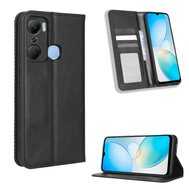 Magnetic Buckle Retro Texture Leather Phone Case, For Realme C33 4G, For T-Mobile Revvl 6 5G, For T-Mobile REVVL 6 Pro 5G, For vivo V25 5G /  X80 Lite, For vivo V25 Pro / S15 Pro, For vivo Y35 4G / Y22s 4G / Y22 4G 2022, For Wiko Power U20 / U10       ...