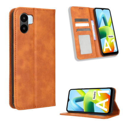 Magnetic Buckle Retro Texture Leather Phone Case, For Realme C33 4G, For T-Mobile Revvl 6 5G, For T-Mobile REVVL 6 Pro 5G, For vivo V25 5G /  X80 Lite, For vivo V25 Pro / S15 Pro, For vivo Y35 4G / Y22s 4G / Y22 4G 2022, For Wiko Power U20 / U10       ...