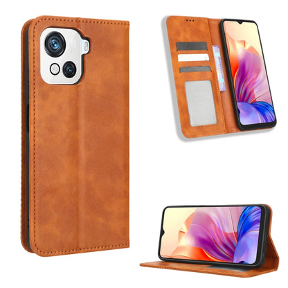 Magnetic Buckle Retro Texture Leather Phone Case, For Realme C33 4G, For T-Mobile Revvl 6 5G, For T-Mobile REVVL 6 Pro 5G, For vivo V25 5G /  X80 Lite, For vivo V25 Pro / S15 Pro, For vivo Y35 4G / Y22s 4G / Y22 4G 2022, For Wiko Power U20 / U10       ...