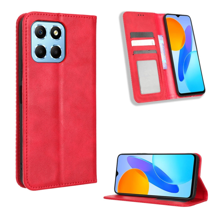 Magnetic Buckle Retro Texture Leather Phone Case, For Realme C33 4G, For T-Mobile Revvl 6 5G, For T-Mobile REVVL 6 Pro 5G, For vivo V25 5G /  X80 Lite, For vivo V25 Pro / S15 Pro, For vivo Y35 4G / Y22s 4G / Y22 4G 2022, For Wiko Power U20 / U10       ...