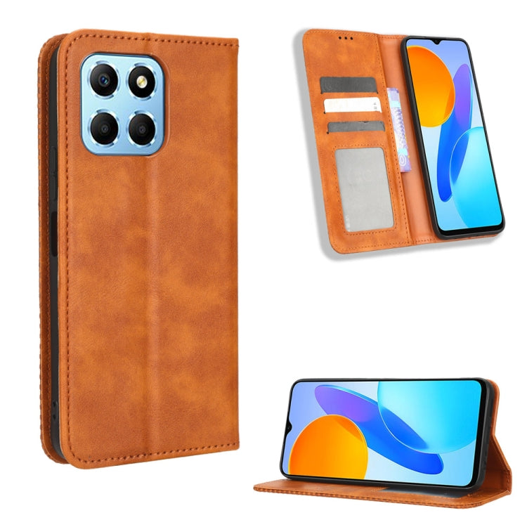 Magnetic Buckle Retro Texture Leather Phone Case, For Realme C33 4G, For T-Mobile Revvl 6 5G, For T-Mobile REVVL 6 Pro 5G, For vivo V25 5G /  X80 Lite, For vivo V25 Pro / S15 Pro, For vivo Y35 4G / Y22s 4G / Y22 4G 2022, For Wiko Power U20 / U10       ...