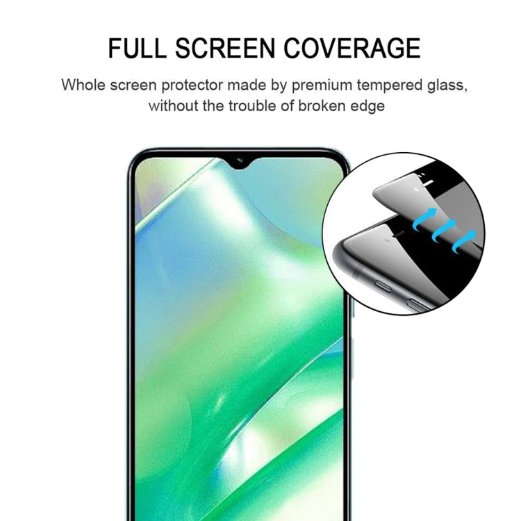 Full cover tempered glass screen protector, clear phone-fit panel with cutout notch
