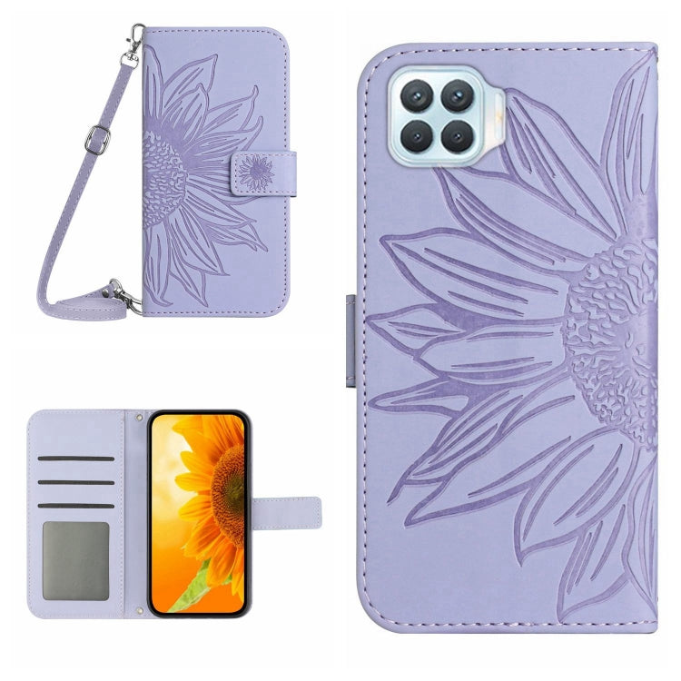 Skin Feel Sun Flower Pattern Flip Leather Phone Case with Lanyard, For OPPO A57 4G/A57 5G/A77 4G/A77 5G, For OPPO A73 4G, For OPPO A74 4G, For OPPO A91/Reno3 4G Global, For OPPO A17, For OPPO Reno2 Z/Reno2 F, For OPPO Reno3 Pro 5G/Find X2 Neo          ...