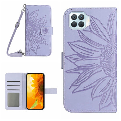 Skin Feel Sun Flower Pattern Flip Leather Phone Case with Lanyard, For OPPO A57 4G/A57 5G/A77 4G/A77 5G, For OPPO A73 4G, For OPPO A74 4G, For OPPO A91/Reno3 4G Global, For OPPO A17, For OPPO Reno2 Z/Reno2 F, For OPPO Reno3 Pro 5G/Find X2 Neo          ...