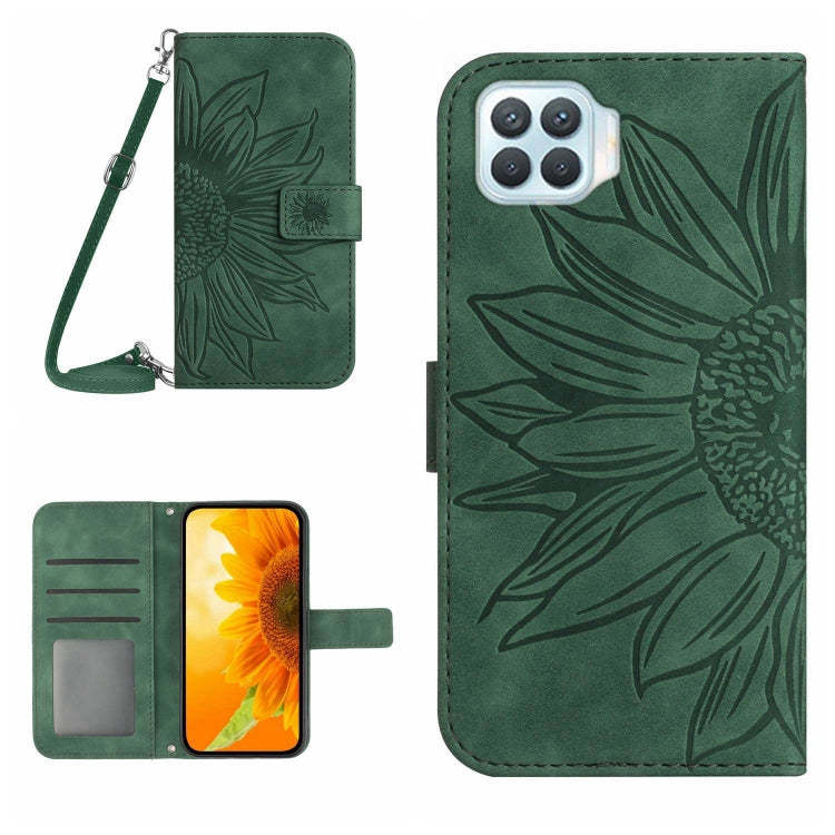 Skin Feel Sun Flower Pattern Flip Leather Phone Case with Lanyard, For OPPO A57 4G/A57 5G/A77 4G/A77 5G, For OPPO A73 4G, For OPPO A74 4G, For OPPO A91/Reno3 4G Global, For OPPO A17, For OPPO Reno2 Z/Reno2 F, For OPPO Reno3 Pro 5G/Find X2 Neo          ...