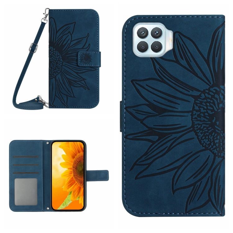 Skin Feel Sun Flower Pattern Flip Leather Phone Case with Lanyard, For OPPO A57 4G/A57 5G/A77 4G/A77 5G, For OPPO A73 4G, For OPPO A74 4G, For OPPO A91/Reno3 4G Global, For OPPO A17, For OPPO Reno2 Z/Reno2 F, For OPPO Reno3 Pro 5G/Find X2 Neo          ...